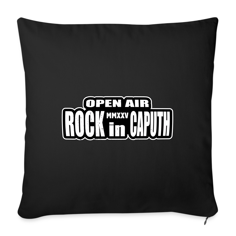 Rock in Caputh – Logo Sofakissen mit Füllung 44 x 44 cm